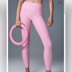 NWT Alo 7/8 Airlift High Waist Legging in Sweet Pink , Brand New Yoga Pants